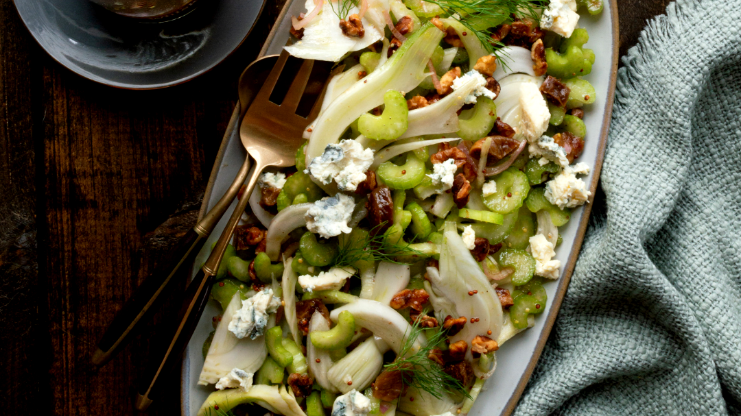 Image of Winter Fennel Celery Slaw Salad